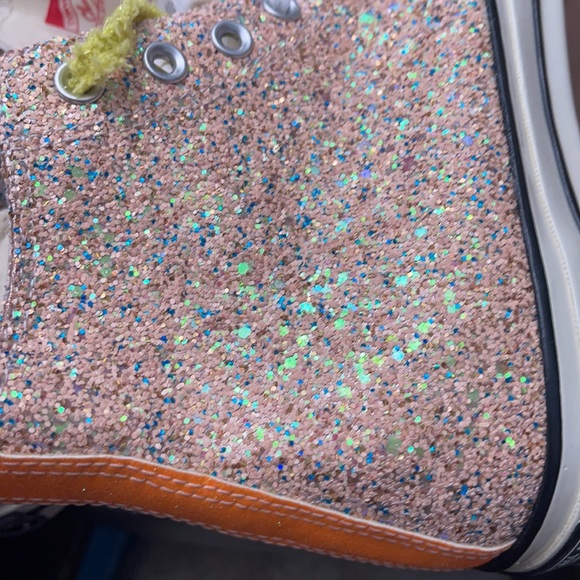Converse X J.W. Anderson Glitter Hightop Shoes - Picture 13 of 15